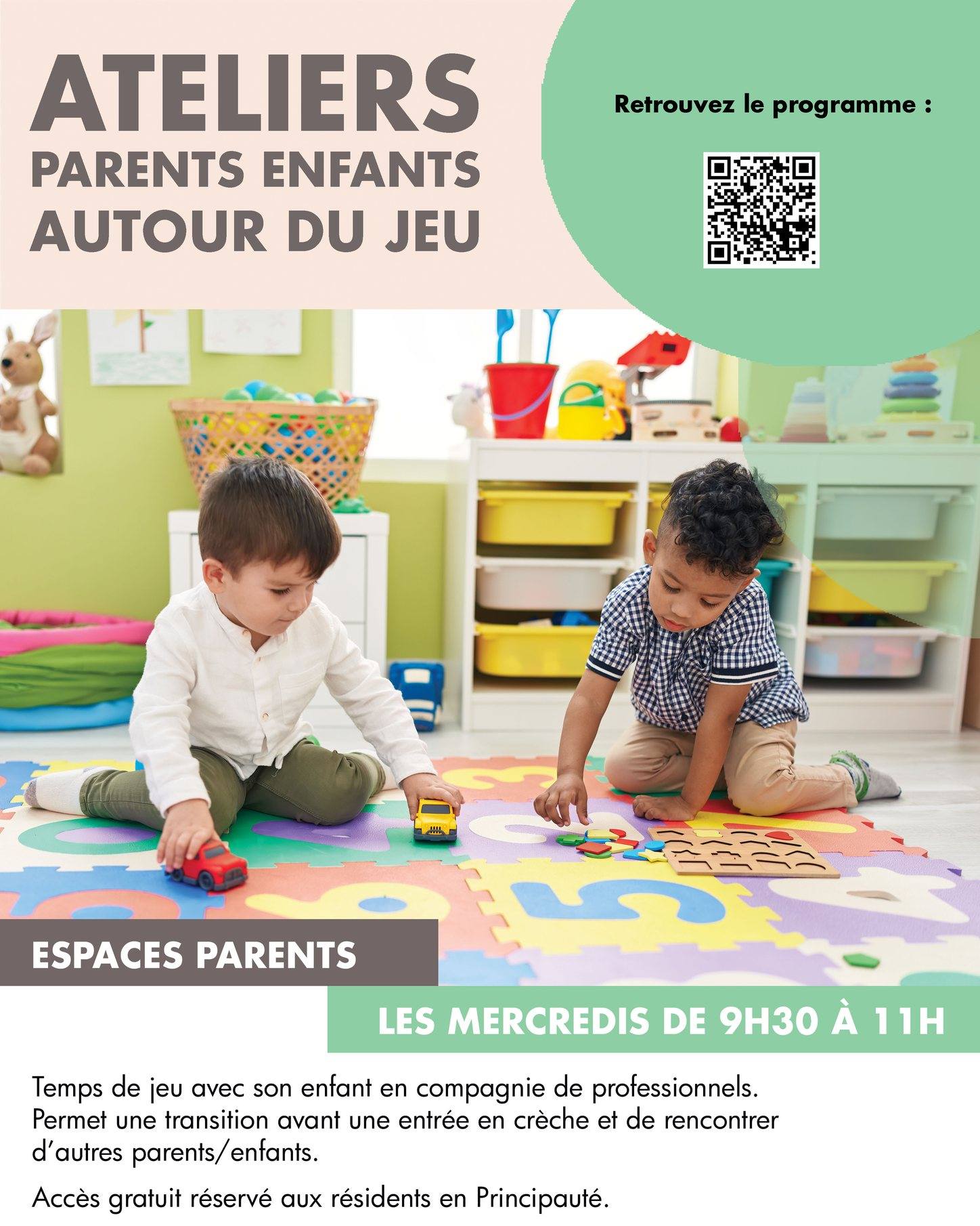 Monte-Carlo, workshop sul gioco degli Espace Parents