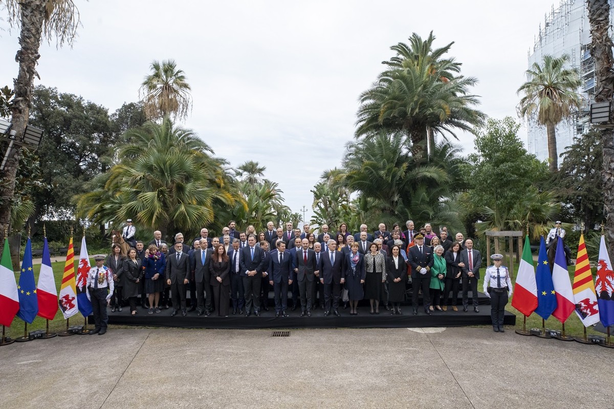 Isabelle Berro-Amadei alla riunione del Comitato di  cooperazione franco-italiana di Nizza