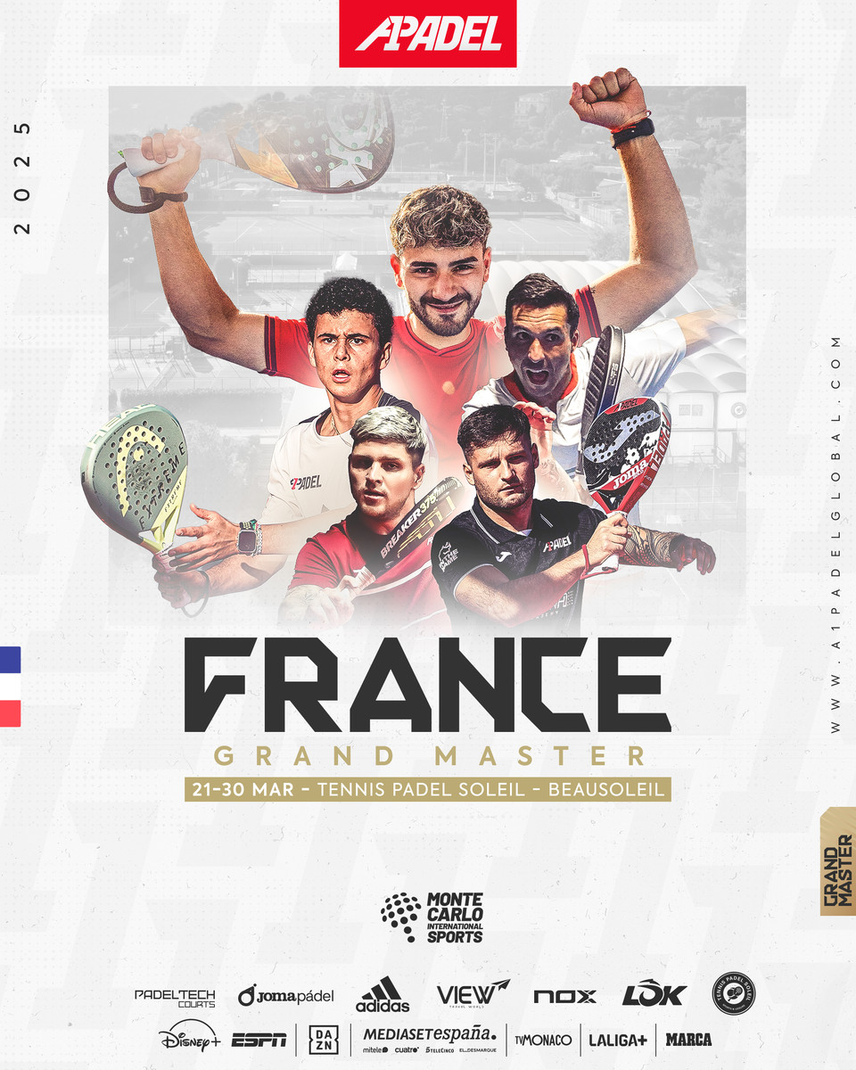 L'A1 Padel Francia 2025 farà tappa a Beausoleil