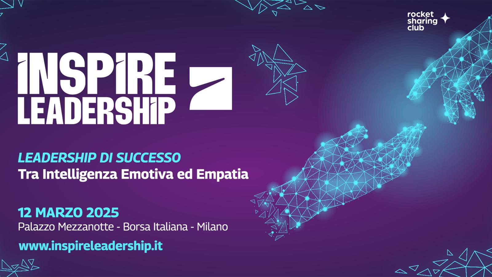 Rocket Sharing Company lancia i Rocket Awards alla terza edizione di Inspire Leadership: “Intelligenza emotiva ed empatia”