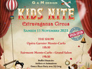 Opéra Garnier Monte-Carlo e Fairmont Monte-Carlo insieme per il grande evento &quot;Kids Nite Circus Extravaganza&quot;