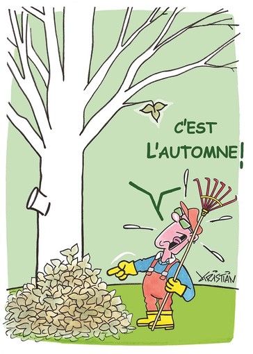 &quot;E' autunno!&quot;, una vignetta di Kristian