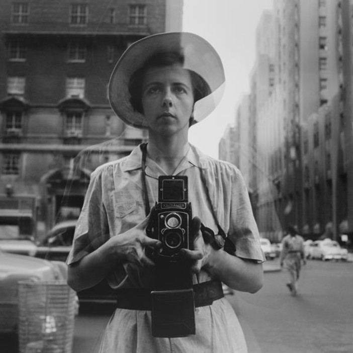 Self-portrait, New York, 1954 © Estate of Vivian Maier, Courtesy of Maloof Collection and Howard Greenberg Gallery