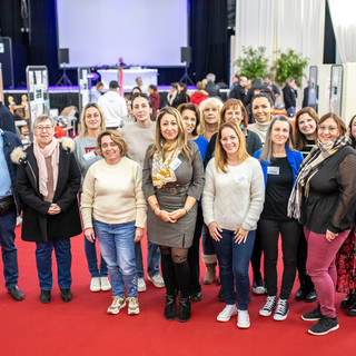 Gli organizzatori della Fiera del benessere (Foto Ville de RCM)