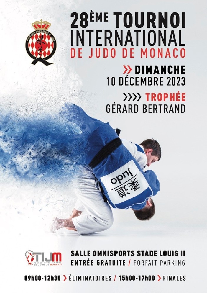 Domani la 28ª edizione del Torneo Internazionale di Judo di Monaco