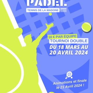 Mentone, dal 18 marzo al 21 aprile il 2° Open di Padel de la Madone