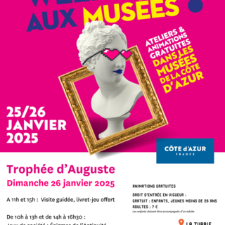 Al Trophée d’Auguste di la Turbie domenica 26 gennaio c'è &quot;Il mio weekend ai Musei&quot;