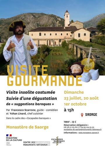 Domenica prossima una visita &quot;gourmande&quot; al monastero di Saorge