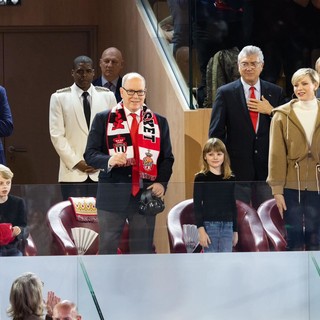La famiglia Grimaldi alla partita del Roca Team (Foto: Éric Mathon / Palais princier)
