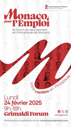 Il Forum di Monaco per l'occupazione si terrà   lunedì 24 febbraio 2025 al Grimaldi Forum