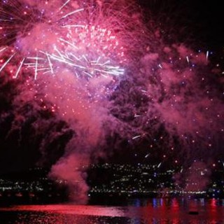 Antibes, fuochi d'artificio