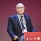 Il Ministro di Stato Didier Guillaume durante il suo intervento