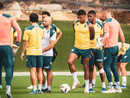 La squadra durante un allenamento sul campo di La Turbie (Foto AS Monaco)