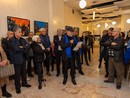 L'autore della mostra Bernard Laboureau all'inaugurazione (foto: Ville de Menton)