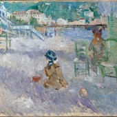 Berthe Morisot La Plage de Nice, 1882 Huile sur toile, 46,5 x 56 cm -  Collection particulière © Sotheby’s