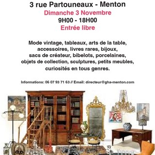 Domenica 3 novembre torna il Brocante de Luxe a Mentone