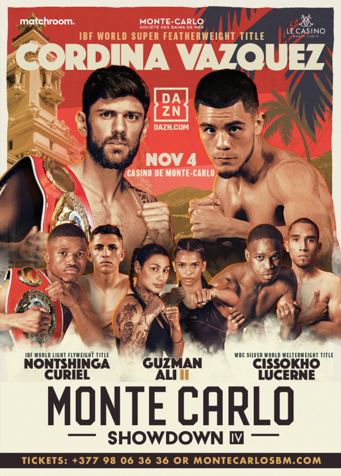 A novembre due grandi incontri di boxe per il titolo mondiale al Casino di Monte-Carlo