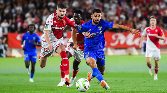 Un momento della partita al Louis II (Foto AS Monaco)