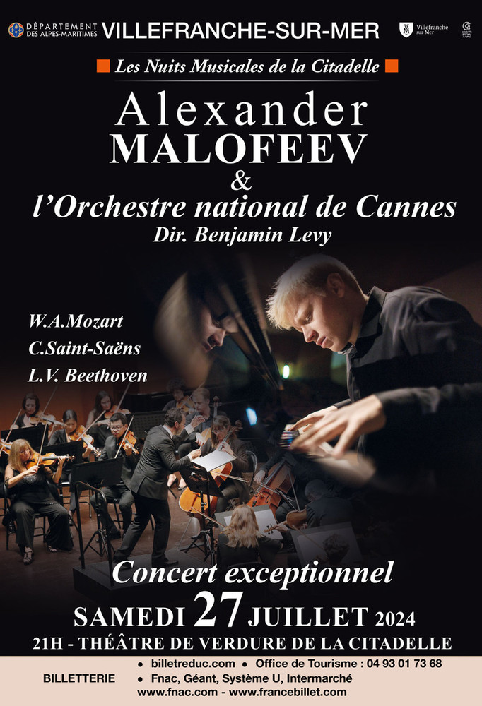 A Villefranche sur Mer eccezionale serata musicale con il pianista russo Alexander Malofeev