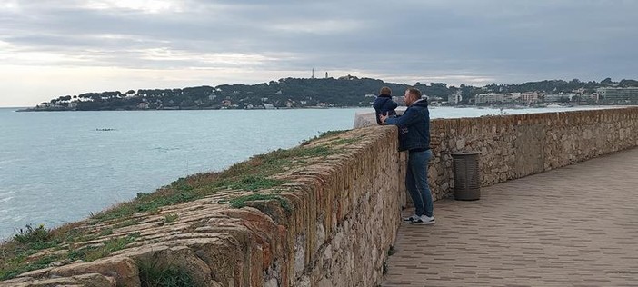 Cap d'Antibes, mare d'inverno. Fotografie di Danilo Radaelli