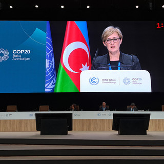 Celine Caron Dagioni a la COP 29 a Baku