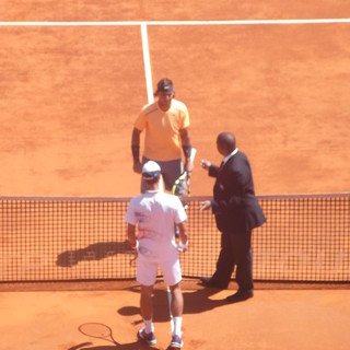 14.00 in punto ecco le scintille sulla corte centrale del Montecarlo Country Club