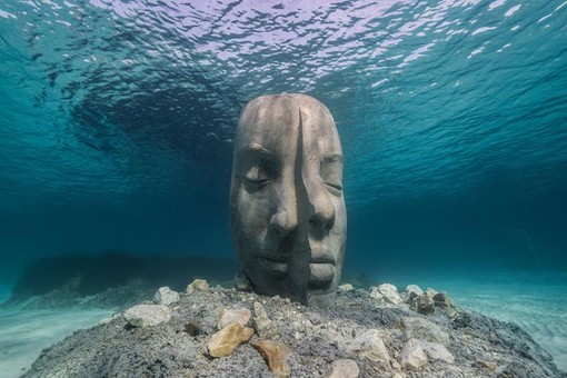 Le statue sommerse dell'Ecomuseo di Cannes