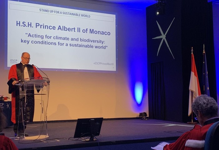 Laurea Honoris Causa per il Principe Alberto II di Monaco da ESCP