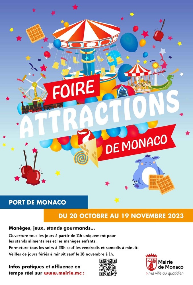 Il Principato di Monaco è pronto ad accogliere l'attesissimo appuntamento con la Foire Attractions