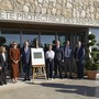 I Principi di Monaco con le autorità francesi all'inaugurazione di Peille