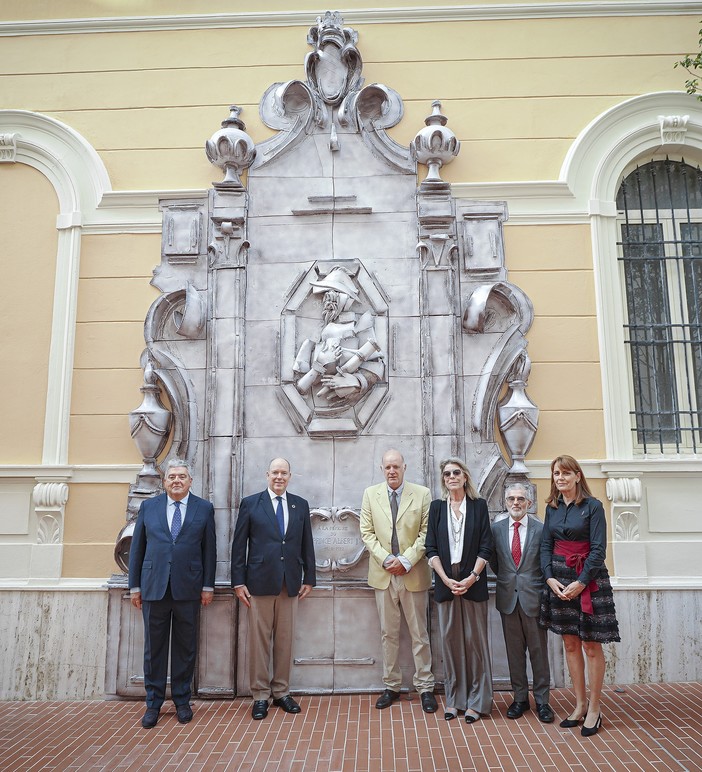 I Principi di Monaco all'inaugurazione della statua (Foto: Direction de la Communication-Stéphane Danna)