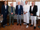 Marc Dussoullier, Niall Robinson, Prince Albert, Chef Sébastien Sanjou, Didier Rubiolo (PHOTO Michael Alesi / Palais Princier).