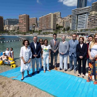 Monaco, inaugurato il sito Handiplage del Larvotto