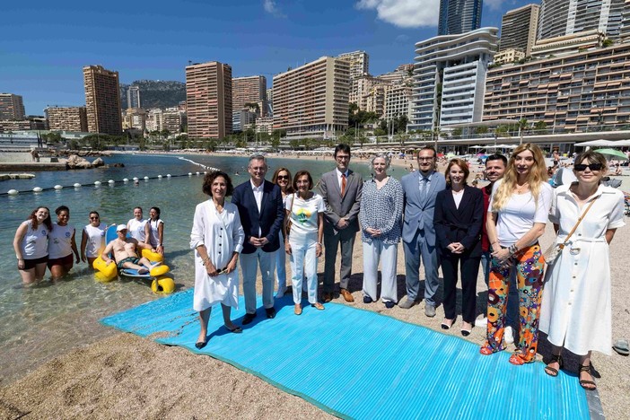 Monaco, inaugurato il sito Handiplage del Larvotto