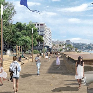 Juan les Pins, lungomare nel progetto