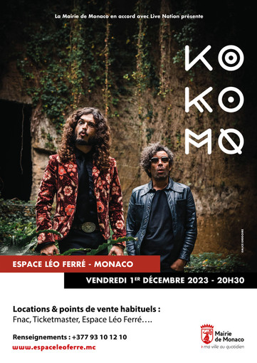 Monaco, a dicembre arriva il rock sfrenato dei KO KO MO