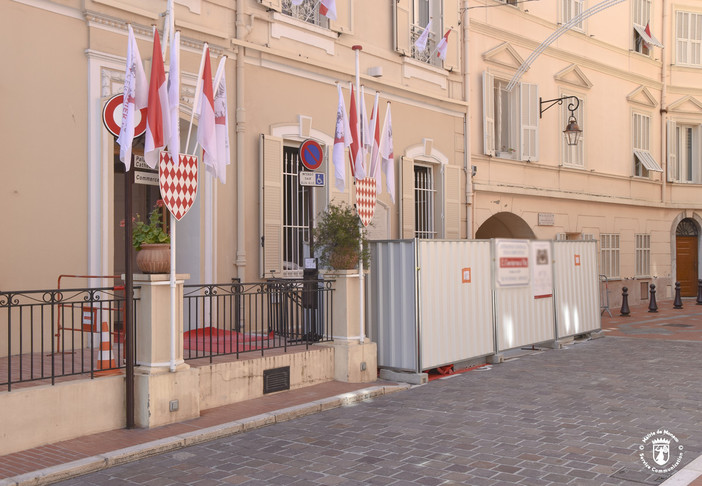 Il cantieri del Municipio (Foto Mairie de Monaco)