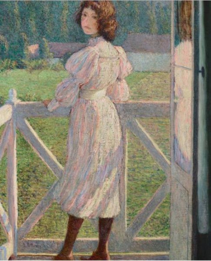Lilla Cabot Perry, Girl on a Balcony, 1894