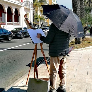 &quot;Disegno...mancino&quot;, fotografia di Luisella Cappio