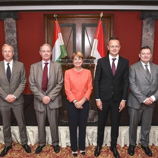 Il Ministro degli affari e del commercio estero dell'Ungheria Péter Szijàrtò in visita di lavoro nel Principato