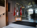 Uno dei contenitori posizionato all'interno del Municipio di Monaco (Foto Mairie de Monaco)