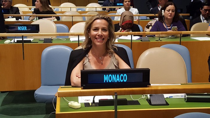 Valérie Bruell-Melchior, Ministra Consigliera alla Missione Permanente di Monaco alle Nazioni Unite e neo-Vicepresidentessa della 2^ Commissione dell'Assemblea Generale
