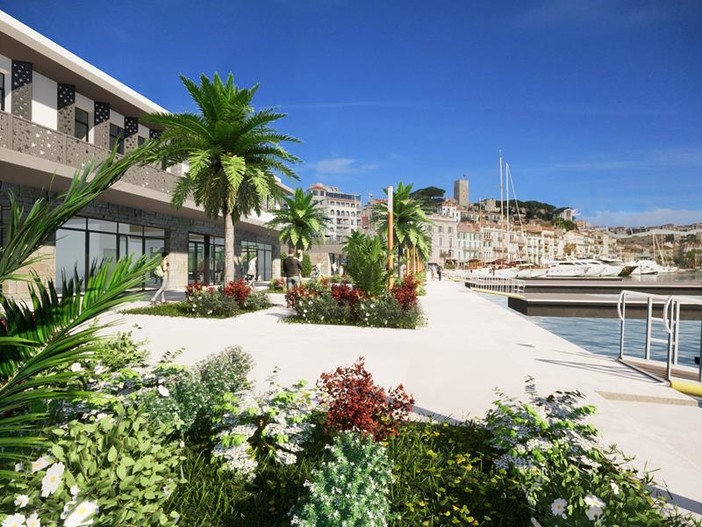 Il Porto Vecchio di Cannes nei disegni progettuali