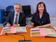 La firma tra Patrice Cellario e Alberte Esacnde (Foto: DR)