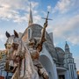 La statua dedicata a Jeanne d'Arc a Nizza