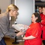 La Principessa Charléne al Meeting di nuoto (Foto Philippe Fitte)