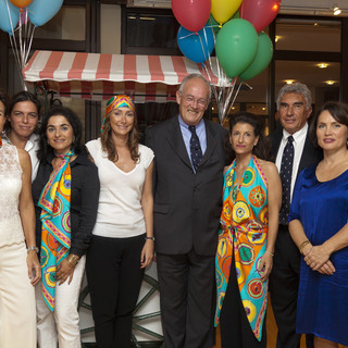 Con il Ministro di Stato Michel Roger, da destra: Celina Lafuente de Lavotha, Donatella Kenecht de Massy, Samira Jourabchi, Vanessa Tubino, Laura Cotton, Bernard D’Alessandri e Sophie Pichon