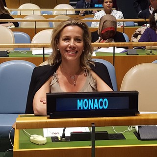 Valérie Bruell-Melchior, Ministra Consigliera alla Missione Permanente di Monaco alle Nazioni Unite e neo-Vicepresidentessa della 2^ Commissione dell'Assemblea Generale