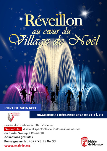 Monaco, il veglione di Capodanno si svolgerà al Villaggio di Natale