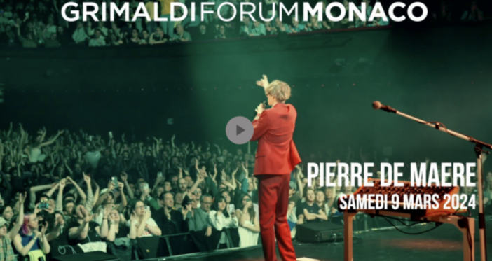 Al Grimaldi Forum la nuova stella del pop francofono Pierre de Maere